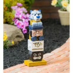Evergreen Nashville Predators Tiki Team Totem Garden Statue, One Size -Cheap Garden Decor Store unnamed file 10840