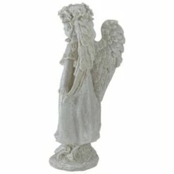 Northlight 9.75" Ivory Standing Angel with Floral Crown Outdoor Garden Statue 8 Northlight 9.75" Ivory Standing Angel with Floral Crown Outdoor Garden Statue -Cheap Garden Decor Store unnamed file 10918