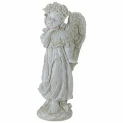 Northlight 9.75" Ivory Standing Angel with Floral Crown Outdoor Garden Statue 9 Northlight 9.75" Ivory Standing Angel with Floral Crown Outdoor Garden Statue -Cheap Garden Decor Store unnamed file 10919