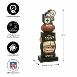 Evergreen New Orleans Saints, Vintage Garden Statue -Cheap Garden Decor Store unnamed file 10937