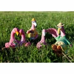 13" Solar Flamingo With Firefly Resin Jar - Exhart -Cheap Garden Decor Store unnamed file 10954