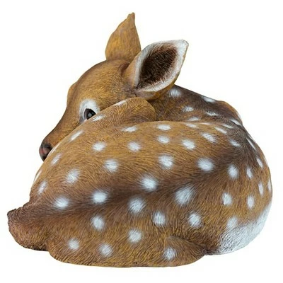 Design Toscano Hershel, The Forest Fawn Baby Deer Statue 3 Design Toscano Hershel, The Forest Fawn Baby Deer Statue