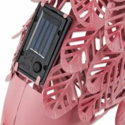 Zingz & Thingz Zingz & Thingz 32" Iron Standing Solar Flamingo Statue Pink -Cheap Garden Decor Store unnamed file 10989
