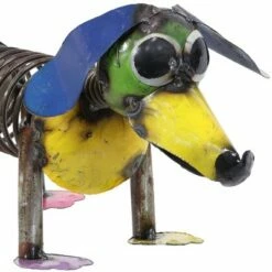 Sunnydaze Decor Sunnydaze Spring Dog Metal Yard Art Statue - Indoor/Outdoor - 8.25" H -Cheap Garden Decor Store unnamed file 11026