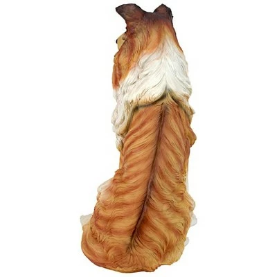 Design Toscano Long-Haired Collie Dog Statue - Multicolored 6 Design Toscano Long-Haired Collie Dog Statue - Multicolored - Image 4
