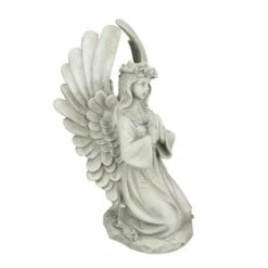 Northlight 15.25" Angel Kneeling in Prayer Outdoor Garden Statue
