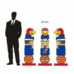Evergreen NCAA Kansas Jayhawks Tiki Totem -Cheap Garden Decor Store unnamed file 11080