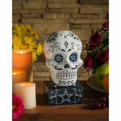 Evergreen Dallas Cowboys, Sugar Skull Statue -Cheap Garden Decor Store unnamed file 11091