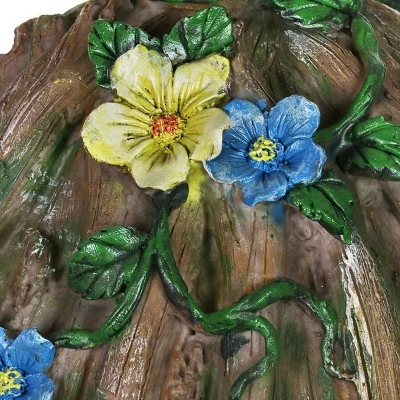 15" Resin Solar Twig Roof House Brown - Exhart 6 15" Resin Solar Twig Roof House Brown - Exhart - Image 4