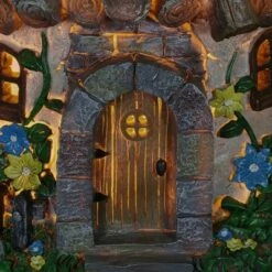 15" Resin Solar Twig Roof House Brown - Exhart 19 15" Resin Solar Twig Roof House Brown - Exhart -Cheap Garden Decor Store unnamed file 11153