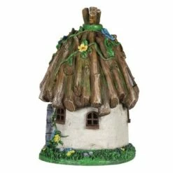 15" Resin Solar Twig Roof House Brown - Exhart 20 15" Resin Solar Twig Roof House Brown - Exhart -Cheap Garden Decor Store unnamed file 11154