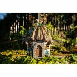 15" Resin Solar Twig Roof House Brown - Exhart 25 15" Resin Solar Twig Roof House Brown - Exhart -Cheap Garden Decor Store unnamed file 11159