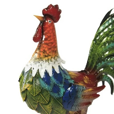 Direct International Home & Garden 21.5" Rooster Strutting Male Bird Yard Decor Direct Designs International - Outdoor Sculptures And Statues 4 Direct International Home & Garden 21.5" Rooster Strutting Male Bird Yard Decor Direct Designs International - Outdoor Sculptures And Statues - Image 2