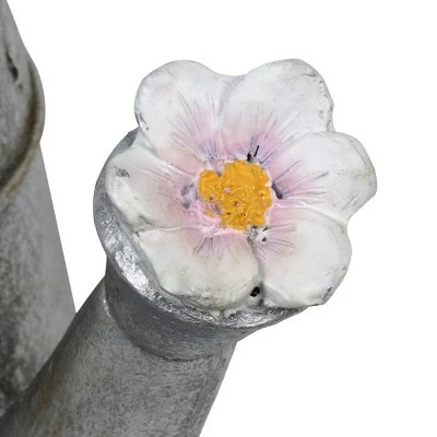 10" Resin Solar Silver Tea Pot Silver - Exhart 6 10" Resin Solar Silver Tea Pot Silver - Exhart - Image 5