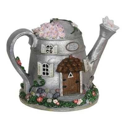 10" Resin Solar Silver Tea Pot Silver - Exhart 12 10" Resin Solar Silver Tea Pot Silver - Exhart - Image 11