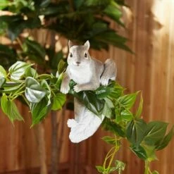 Zingz & Thingz Zingz & Thingz 6.5" Polyresin Climbing Chip Squirrel Décor Statue Brown -Cheap Garden Decor Store unnamed file 11199