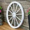 Sunnydaze Decor Sunnydaze Indoor/Outdoor Wooden Rustic Western Style Wagon Wheel Yard Landscape Porch Patio Décor - 30" - White 2 Sunnydaze Decor Sunnydaze Indoor/Outdoor Wooden Rustic Western Style Wagon Wheel Yard Landscape Porch Patio Décor - 30" - White -Cheap Garden Decor Store unnamed file 11212