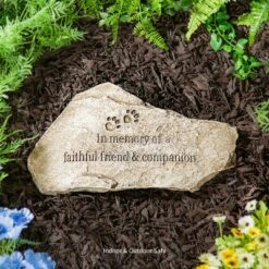 Evergreen Faithful Companion Garden Stone Garden and Yard Decor -Cheap Garden Decor Store unnamed file 11256