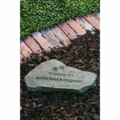 Evergreen Faithful Companion Garden Stone Garden and Yard Decor -Cheap Garden Decor Store unnamed file 11257