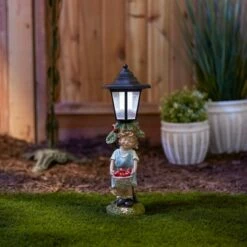 Zingz & Thingz Zingz & Thingz 14.75" Polyresin Apple Basket Solar Street Light Statue Brown 11 Zingz & Thingz Zingz & Thingz 14.75" Polyresin Apple Basket Solar Street Light Statue Brown -Cheap Garden Decor Store unnamed file 11271