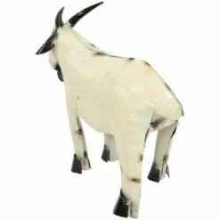 Sunnydaze Decor Sunnydaze Scruff the Steel Yard Art Goat Statue - 13.5-Inch -Cheap Garden Decor Store unnamed file 11293