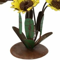 Sunnydaze Decor Sunnydaze Indoor/Outdoor Metal Yellow Sunflower Bouquet for Living Room, Porch, Patio, Garden, or Yard - 13" -Cheap Garden Decor Store unnamed file 11312