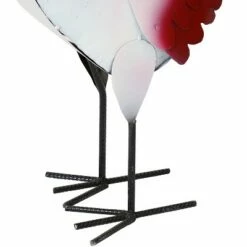 Sunnydaze Decor Sunnydaze Cluck the Steel Rooster Indoor/Outdoor Statue - White - 22-Inch -Cheap Garden Decor Store unnamed file 11343
