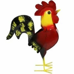 Sunnydaze Decor Sunnydaze Lewis the Steel Rooster Statue - Red - 21.5-Inch 10 Sunnydaze Decor Sunnydaze Lewis the Steel Rooster Statue - Red - 21.5-Inch -Cheap Garden Decor Store unnamed file 11351