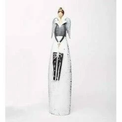 34.75" Indoor/Outdoor Metal Sculpture Angel with Lighted Gift - Evergreen -Cheap Garden Decor Store unnamed file 11353