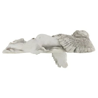 Design Toscano Sleepy Time Baby Angel Statue - Off-White 6 Design Toscano Sleepy Time Baby Angel Statue - Off-White - Image 4