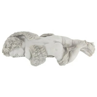Design Toscano Sleepy Time Baby Angel Statue - Off-White 7 Design Toscano Sleepy Time Baby Angel Statue - Off-White - Image 5