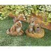 Zingz & Thingz Zingz & Thingz 6" Polyresin Peek-a-Boo Garden Bunnies Décor Statue Brown -Cheap Garden Decor Store unnamed file 11383