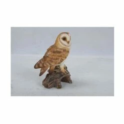 HI-LINE GIFT LTD 2" Polyresin Small Barn Owl on Stump Statue White - Hi-Line Gift -Cheap Garden Decor Store unnamed file 1139