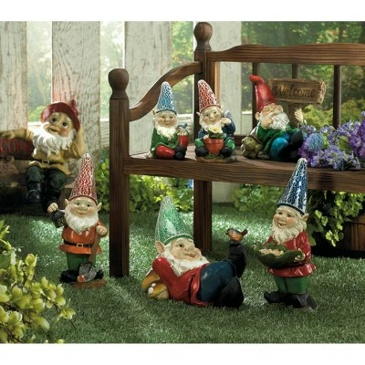 Zingz & Thingz Zingz & Thingz 5" Solar Gardening Gnome 5 Zingz & Thingz Zingz & Thingz 5" Solar Gardening Gnome - Image 3