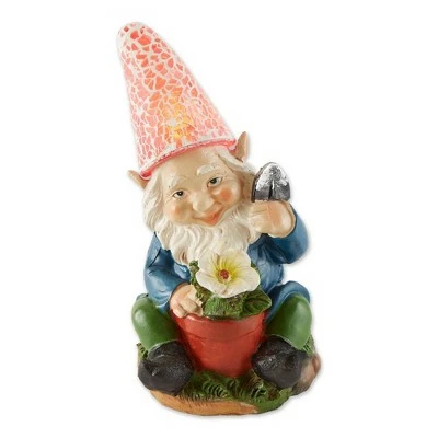 Zingz & Thingz Zingz & Thingz 5" Solar Gardening Gnome 8 Zingz & Thingz Zingz & Thingz 5" Solar Gardening Gnome - Image 6