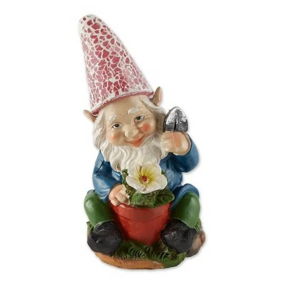 Zingz & Thingz Zingz & Thingz 5" Solar Gardening Gnome 10 Zingz & Thingz Zingz & Thingz 5" Solar Gardening Gnome - Image 8