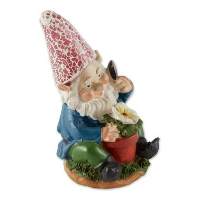 Zingz & Thingz Zingz & Thingz 5" Solar Gardening Gnome 13 Zingz & Thingz Zingz & Thingz 5" Solar Gardening Gnome - Image 11