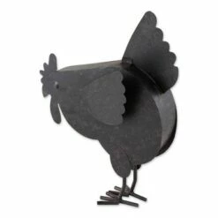 Zingz & Thingz Zingz & Thingz 11.25" Metal Hen with Chicks Sculpture Black -Cheap Garden Decor Store unnamed file 11483