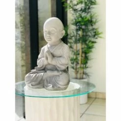 Rosemead Home & Garden, Inc. 16.5" Concrete Lightweight Kante Outdoor Sitting Praying Monk Sculpture Gray - Rosemead Home & Garden, Inc. 18 Rosemead Home & Garden, Inc. 16.5" Concrete Lightweight Kante Outdoor Sitting Praying Monk Sculpture Gray - Rosemead Home & Garden, Inc. -Cheap Garden Decor Store unnamed file 11493