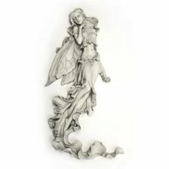 Design Toscano Brianna The Summer Breeze Fairy Wall Sculpture - Off-White