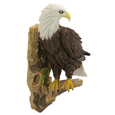 Design Toscano American Bald Eagle Bird Of Prey Wall Sculpture - Multicolored 5 Design Toscano American Bald Eagle Bird Of Prey Wall Sculpture - Multicolored - Image 3