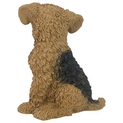 Design Toscano Airedale Puppy Dog Statue 5 Design Toscano Airedale Puppy Dog Statue - Image 4