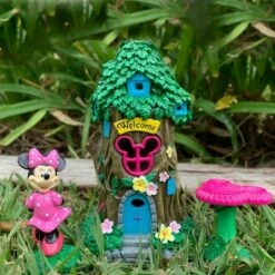 Disney Minnie Mouse Miniature Resin Garden Set with Solar Tree House -Cheap Garden Decor Store unnamed file 11569