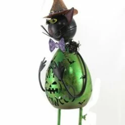 Direct International Halloween 25.0" Whimsy Standing Decoration Black Cat Pumpkin Bat - Outdoor Sculptures And Statues -Cheap Garden Decor Store unnamed file 11573