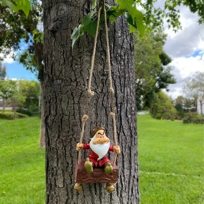 Disney 24" Grumpy Swing-n-Ring Resin/Stone Statue 6 Disney 24" Grumpy Swing-n-Ring Resin/Stone Statue - Image 4