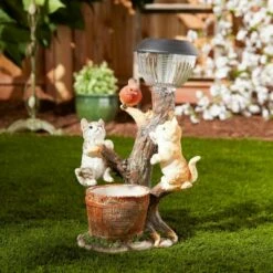 Zingz & Thingz Zingz & Thingz 14" Polyresin Climbing Cats Solar Light Statue -Cheap Garden Decor Store unnamed file 11621