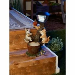 Zingz & Thingz Zingz & Thingz 14" Polyresin Climbing Cats Solar Light Statue -Cheap Garden Decor Store unnamed file 11622