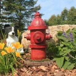 Design Toscano Dog's Second Best Friend Grande Fire Hydrant Statue: Grande