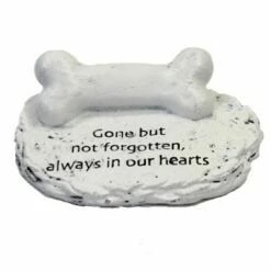Home & Garden 1.25" Memorial Dog Bone Sympathy Bereavement Roman, Inc - Outdoor Sculptures And Statues