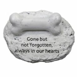 Home & Garden 1.25" Memorial Dog Bone Sympathy Bereavement Roman, Inc - Outdoor Sculptures And Statues -Cheap Garden Decor Store unnamed file 11637